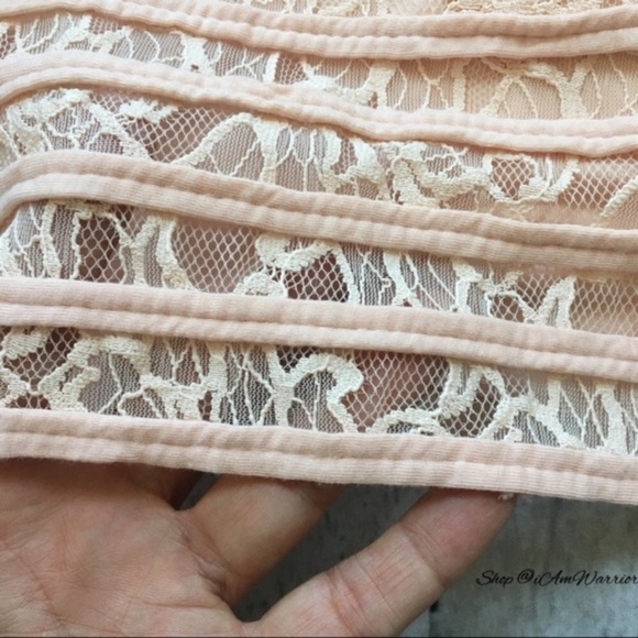 Bailey44 NWT blush stretch lace sleeveless top *shop@iamwarrior - Picture 8 of 10
